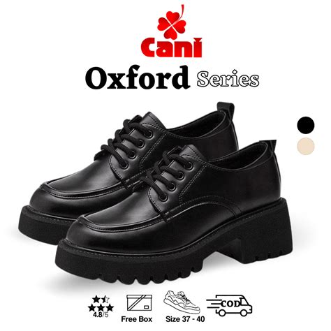 Jual Cani Free Box Oxford Sepatu Boots Wanita Korea Boots Kulit