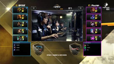 Lol Skt Lte A 롤 마스터즈 Cj 엔투스 Vs Kt 롤스터 4 Pc 게임 정보