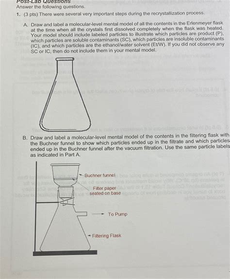 Aldol Recrystallization Post Lab Questions Answer The Following