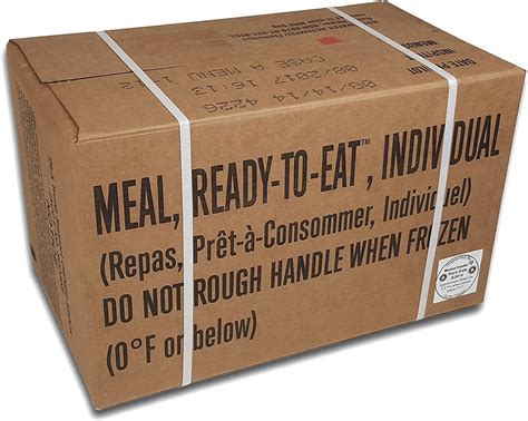 Amazon Western Frontier MRE 2020 Inspection Date Case 24 Meals