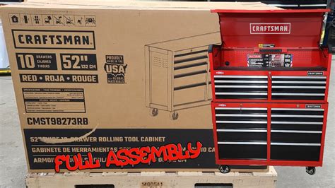 How To Assemble The Craftsman Redesigned S Series Tool Cabinet