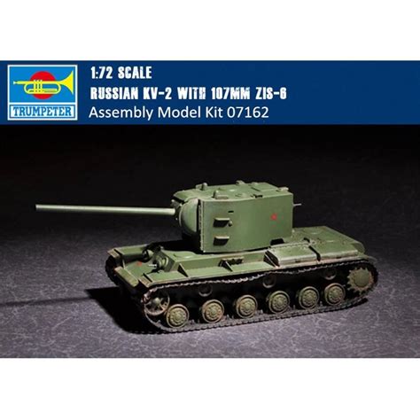 Trumpeter Russian Kv Mm Zis Al Tank Military Vehicle Model