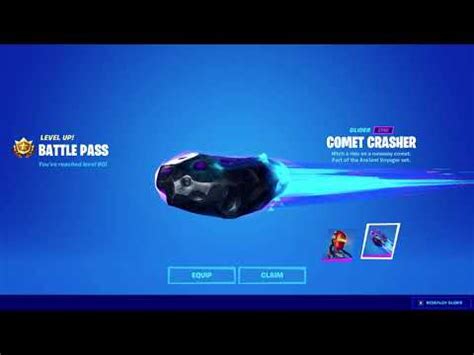 Unlocking The Comet Crasher Glider In Fortnite Youtube