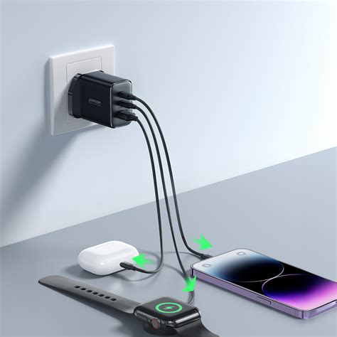 JOYROOM Szybka Ładowarka Sieciowa 2X Usb C Usb A 32W Hurtownia Sklep