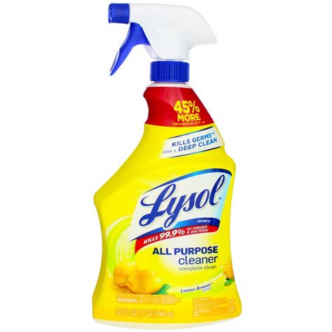 Lysol All Purpose Cleaner Trigger Spray Lemon Breeze Fl Oz Other