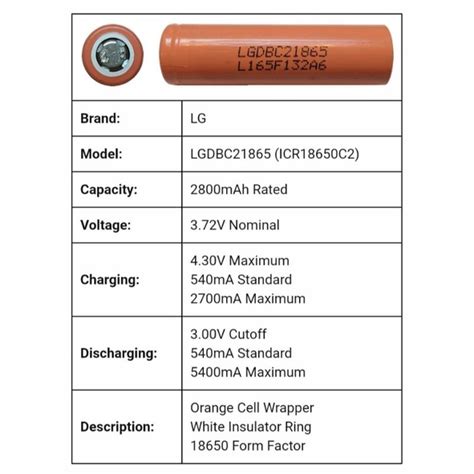 LG-LGDBC21865 lithium ion battery | Shopee Malaysia