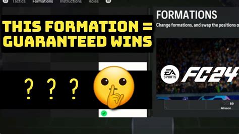 Use This Formation If Youre Bad At Defending Ea Fc 24 Custom