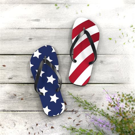 Patriotic Flip Flops Etsy