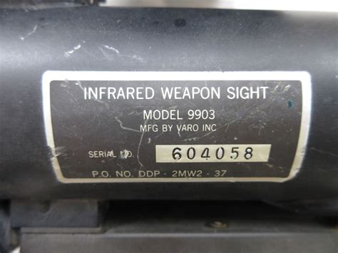 vintage infrared weapon sight model