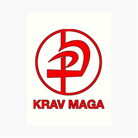 "KRAV MAGA logo" Art Print by josialbi | Redbubble