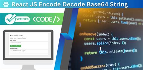 React Js Encode Decode Base String