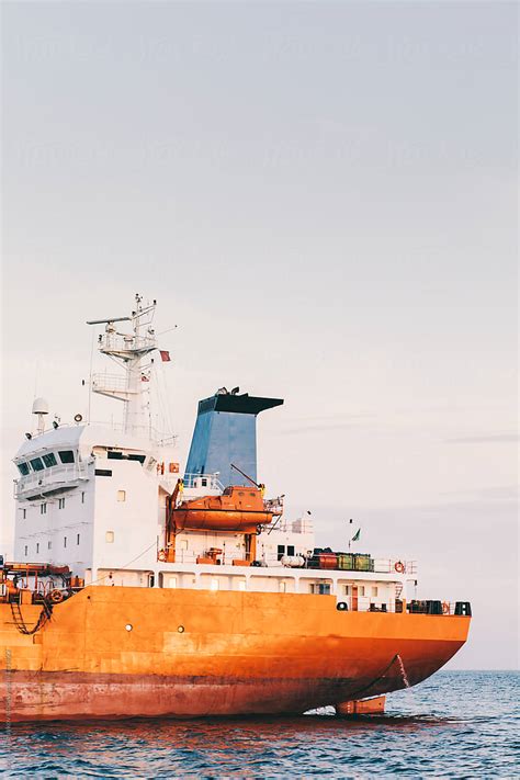 Ship In The Sea Of Marmara By Stocksy Contributor Borislav Zhuykov