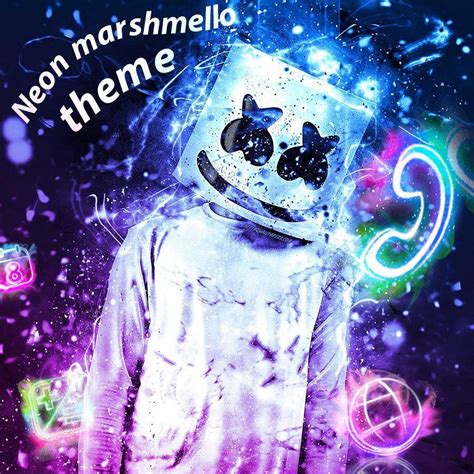 Neon Marshmello Wallpapers Top Free Neon Marshmello Backgrounds