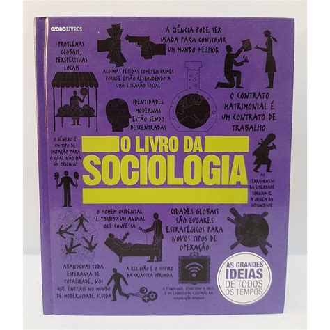 Livro O Livro Da Sociologia As Grandes Ideias De Todos Os Tempos