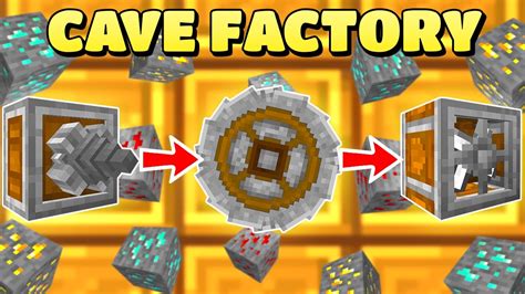 AUTOMATIC ORE PROCESSING USING CREATE Cave Factory EP6 Modded