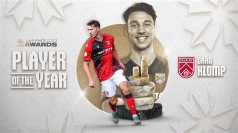 Cavalry Fcs Daan Klomp Wins Cpl Player Of The Year Award