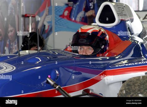 Superleague Formula Qualifying Donington Park Stock Photo Alamy