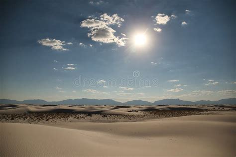 White Sand Dunes At White Sands National Monument New Mexico Usa