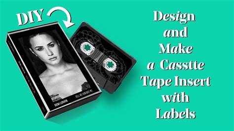 Diy Design And Make A Cassette Tape Insert With Labels Templates Included Youtube Label