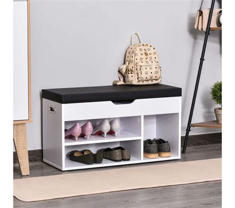 Banc Chaussures Multi Rangements Design Contemporain Meuble D