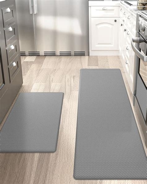 DEXI 2PCS Kitchen Rugs And Mats Cushioned Anti Fatigue Comfort Mat Non