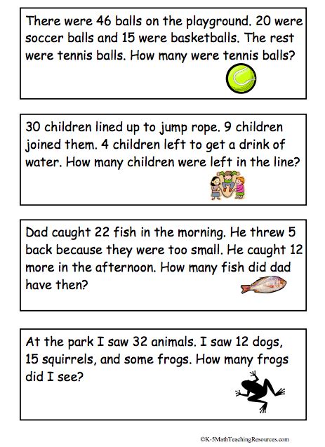 4th Grade Math Word Problems Multi Step