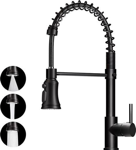 Zhziro Kitchen Tap Kitchen Sink Mixer Tap With Swivel Pull Down