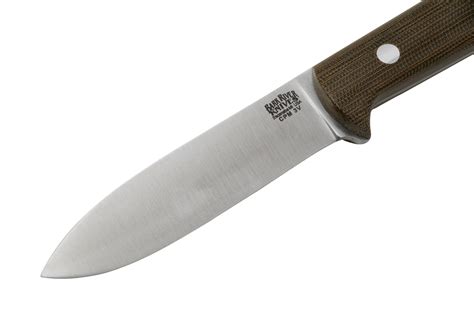 Bark River Mini Kephart Cpm V Green Canvas Micarta Bushcraftmesser