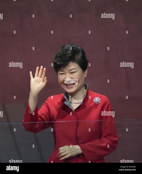 Park Geun Hye Jul 03 2015 South Korean President Park Geun Hye