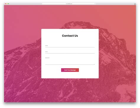 40 Best Free HTML5 & CSS3 Contact Form Templates 2025 - Colorlib