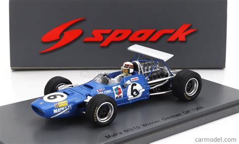 SPARK MODEL S5380 Scale 1 43 MATRA SIMCA F1 MS10 N 6 WINNER GERMAN GP