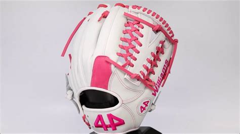 44 Pro Custom Softball Gloves Signature Series White Pink Y Web Youtube