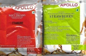 Apollo Strawberry Soft Drink Concentrate Shelf Life Month Form