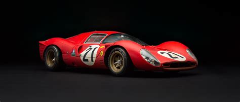 Ferrari 330 P4 1967 Le Mans 2nd Place Class Winner Race Weathe