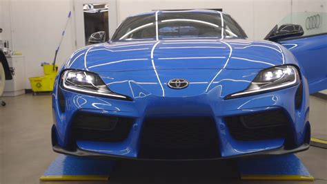 A91 Refraction Blue Toyota Supra Getting The Full Revive Treatment