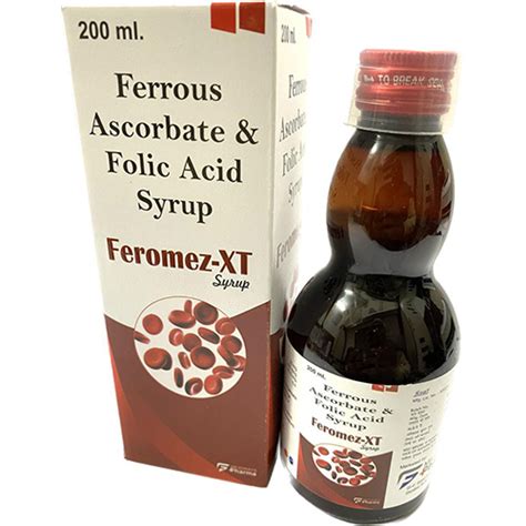 Ml Ferrous Ascorbate And Folic Acid Syrup General Medicines At Best