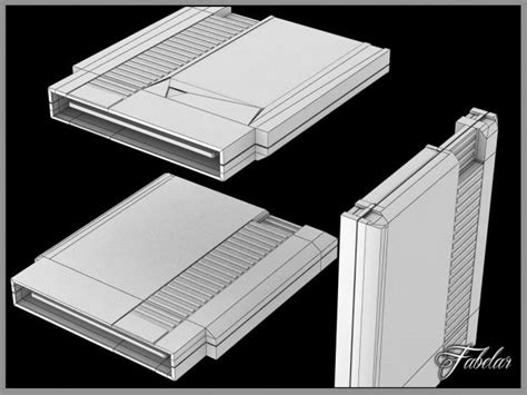 Nes Cartridge 3d Model Max