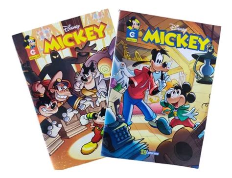 Kit Exclusivo Duas Revistinhas Em Quadrinhos Disney Mickey