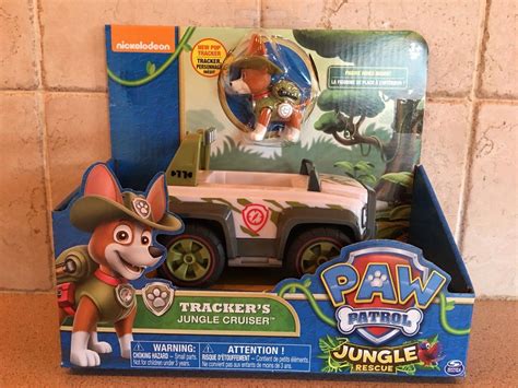 Paw Patrol Jungle Rescue Trackers New Jungle Cruiser Vehicle And Figure 1953492787