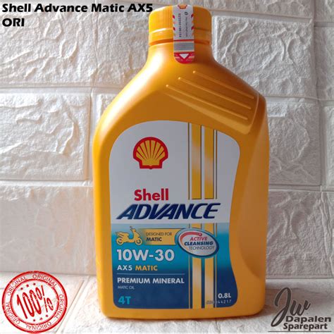 Oli Shell Advance Ax W L Untuk Matic Original Shell Asli