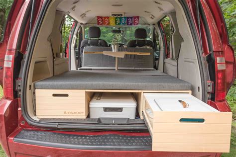 Turn your Minivan Into a Camper With the Conversion kit – Roadloft | Suv camper, Mini van ...