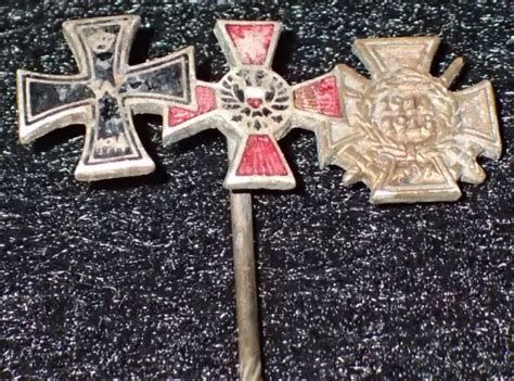 Wwi Imperial German Austrian Ek Red Double Eagle Hindenburg Cross