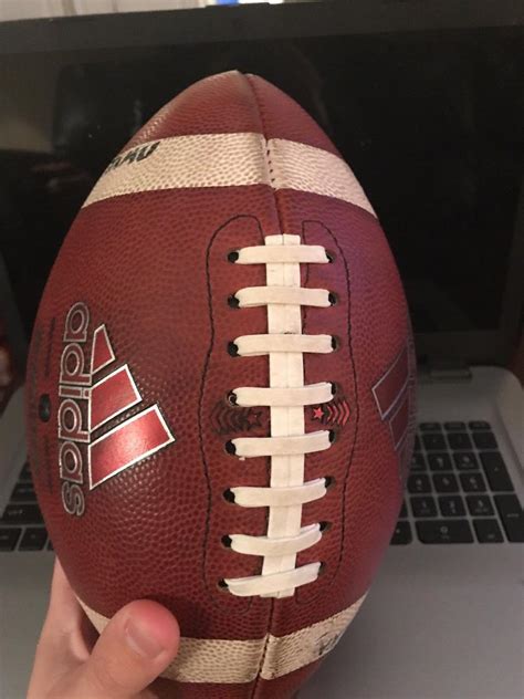 Texas Aandm Game Used Adidas Dime Football 1903403349