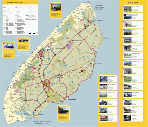 Fietsroute Texel Eiland