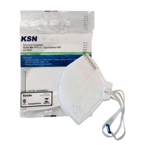 ACM Biotecnologia Kit 10 Máscaras N95 Proteção Respiratória