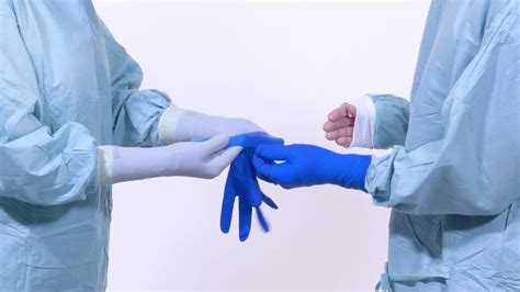 Surgical Glove Donning Guide Assisted Or Plunge Technique Youtube