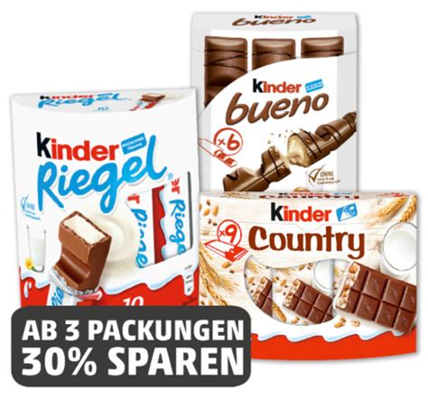 Ferrero Kinder Riegel Kinder Bueno Oder Kinder Country Von Penny Markt