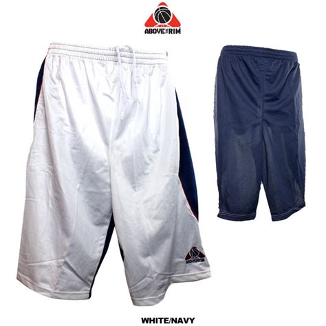 Above The Rim Men Mesh Basketball Shorts with Side Pockets and Trims ...