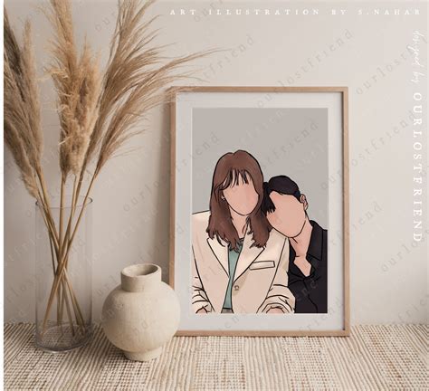 Home Décor Prints Nevertheless Korean Drama Art Print Yu Nabi Park Jae