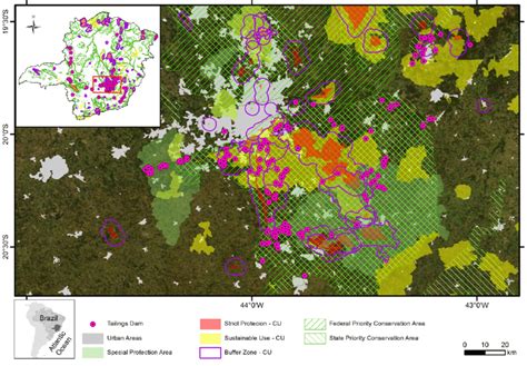 Concentration Of Tailings Dams In Quadril Tero Ferr Fero Central